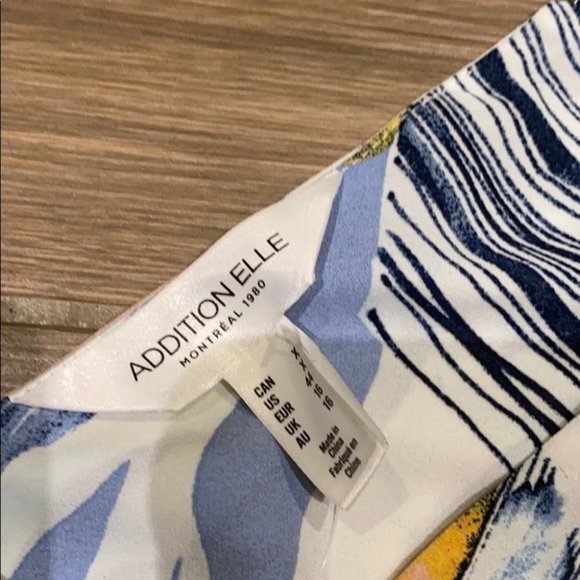 Addition Elle Women Multicolor All Over Print Camisole Top Plus Size 0X - Picture 4 of 4